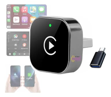 Adaptador Inalámbrico para CarPlay y Android Auto