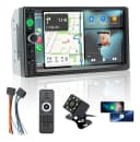 Aumots Central Multimedia 2 DIN 7" con CarPlay y Android Auto
