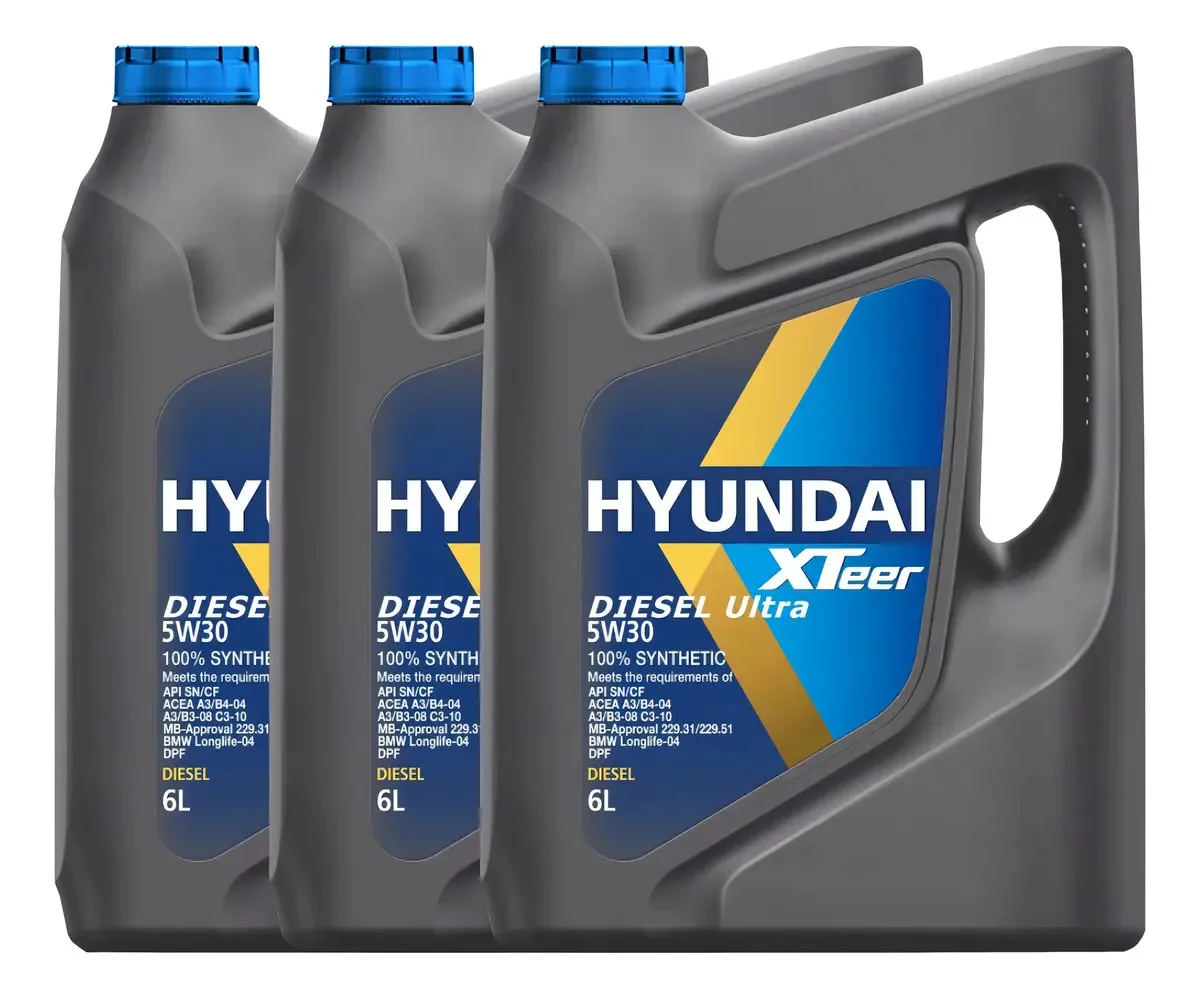 Hyundai XTeer Diesel Ultra C3 5W-30 pack 3 x 6 L